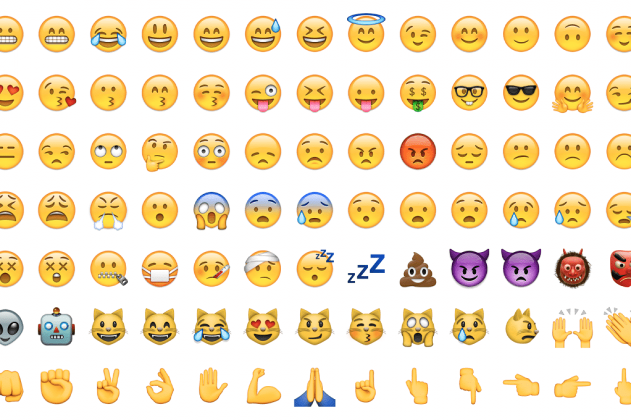 Collection of iphone emojis