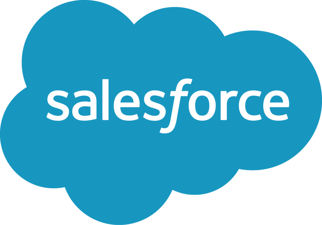 Blue Salesforce logo