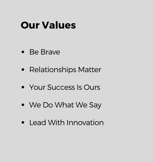 A list of the ipSCAPE values 